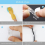 68PCS Transparent Cable Clips, Strong Self Adhesive Wire Clips, Medium Sized  40, Large Size  20, Extra Large  8 Cable Tidy Clips, Cable 6