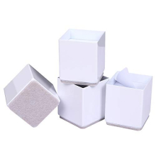 5 CM Lift Furniture Risers Carbon Steel Bed Risers, 6 CM Self-Adhesive Heavy Duty Furniture Raisers Adds 5 CM Height to Beds Sofas Cabinets Supports