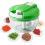 Multi-Function Manual Food Chopper,Manual Food Processor Vegetable Chopper, Portable Hand Pull String Garlic Mincer Onion Cutter for Veggies, Ginger, 1