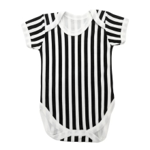 Beetle Striped Baby Grow | Unisex Cool Beetlejuice Horror Movie Inspired Baby Bodysuit - Alternative Goth New Baby & Parents Gifts UK (3-6 months)