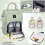 Baby Changing Backpack, Changing Bag, Backpack with Changing Mat, Large Capacity for On the Go (Green) 3