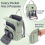Baby Changing Backpack, Changing Bag, Backpack with Changing Mat, Large Capacity for On the Go (Green) 5