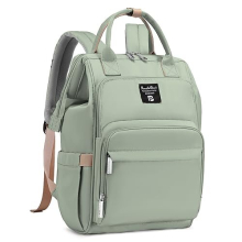 Baby Changing Backpack, Changing Bag, Backpack with Changing Mat, Large Capacity for On the Go (Green)