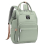 Baby Changing Backpack, Changing Bag, Backpack with Changing Mat, Large Capacity for On the Go (Green) 1