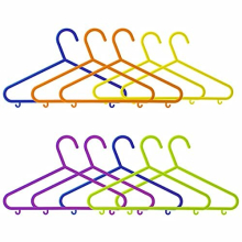 Children Clothes Hangers Plastic Non Slip Space Saving Tubular Nursery Hanger For Kids Babies Wardrobe Dresses Hoodie Pants Coats Organizer