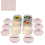 Baby Milk Powder Dispenser Pots Stackable Baby Formula Container, 2 Pack (Light Pink) 3