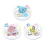 Bigshield Generation-II Adult Sized Pacifier Printed Set - Vintage Baby Pattern 1