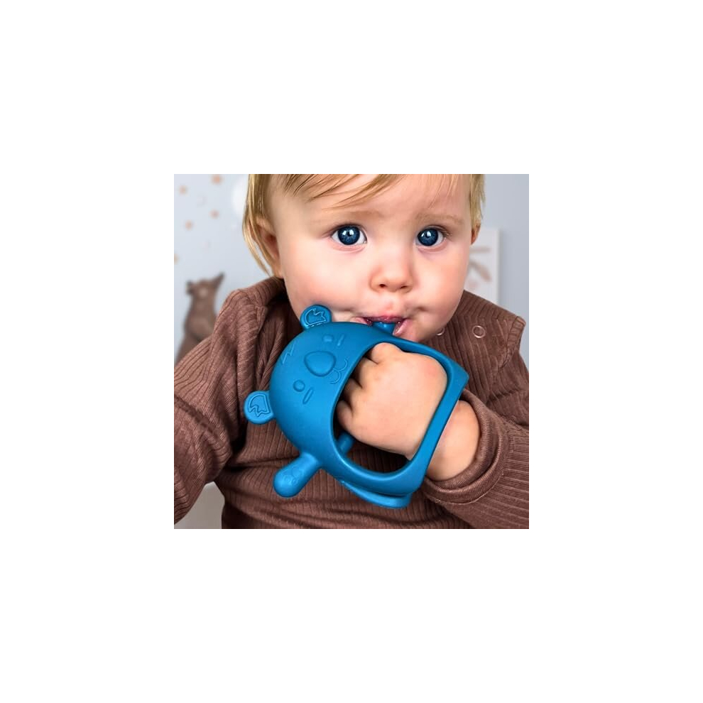 Infatot Teething Toys For Baby Gifts - 2 Pack Koda Koala Teether Mitten Glove, Baby Essentials For Newborn, Teething Mitten For Babies - Baby Toys 0