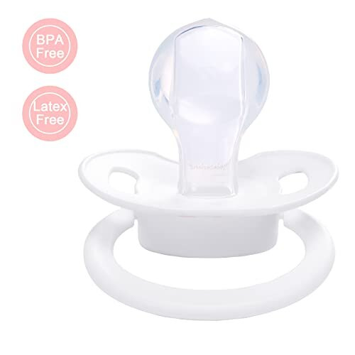 Bigshield Generation-II Adult Sized Pacifier Baby Cuties Pattern White Bear 2
