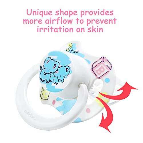 Bigshield Generation-II Adult Sized Pacifier Printed Set - Vintage Baby Pattern 2