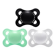 Bigshield Generation-3 Adult Sized Pacifier 3 Paci Pack - Green Black White