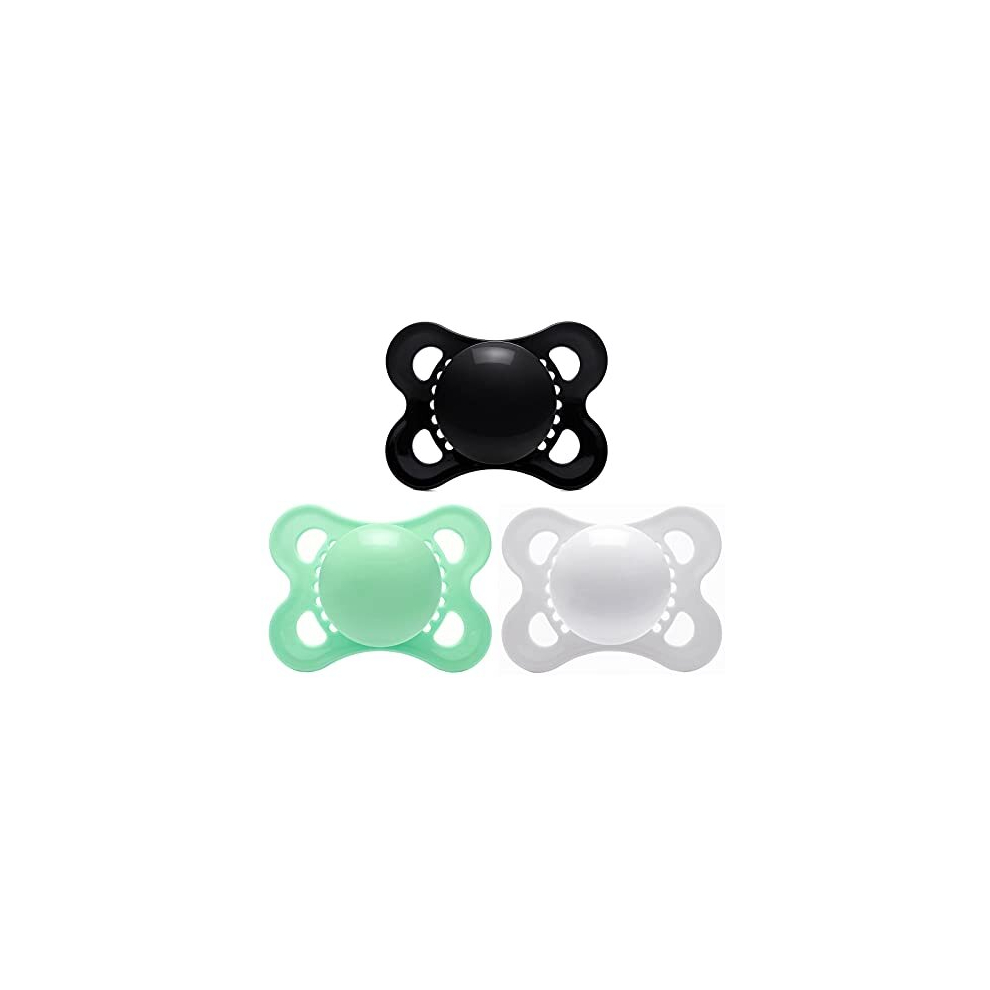 Littleforbig Bigshield Generation-3 Adult Sized Pacifier 3 Paci Pack - Green Black White