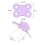 Bigshield Generation-3 Single Adult Sized Pacifier Purple 7