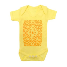 CUSTARD CREAM Cute Baby Grow for Boys or Girls | Biscuit Novelty Baby Vest Costume / Neutral Baby Clothes - Photo Prop, Baby Shower, BABY MOO'S 0-3, 3