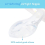 Bigshield Generation-II Adult Sized Pacifier Astro Babies White Teddy Pattern 5