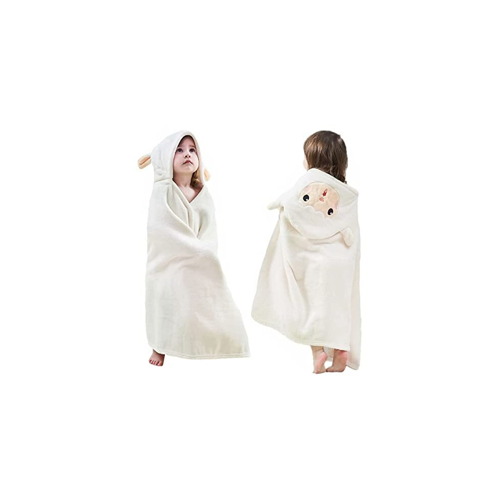 Baby Hooded Bath Towel Blanket Extra Large Infant Toddler Soft Warm Absorbent Bathrobe Swimming Shower Poncho Towel For Boys And Girls Fayscingo