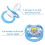 Bigshield Generation-II Adult Sized Pacifier Astro Babies Blue Meowie Pattern 7