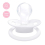 Bigshield Generation-II Adult Sized Pacifier White Vintage Elephant Pattern 3