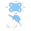 Bigshield Generation-3 Single Adult Sized Pacifier Blue 7