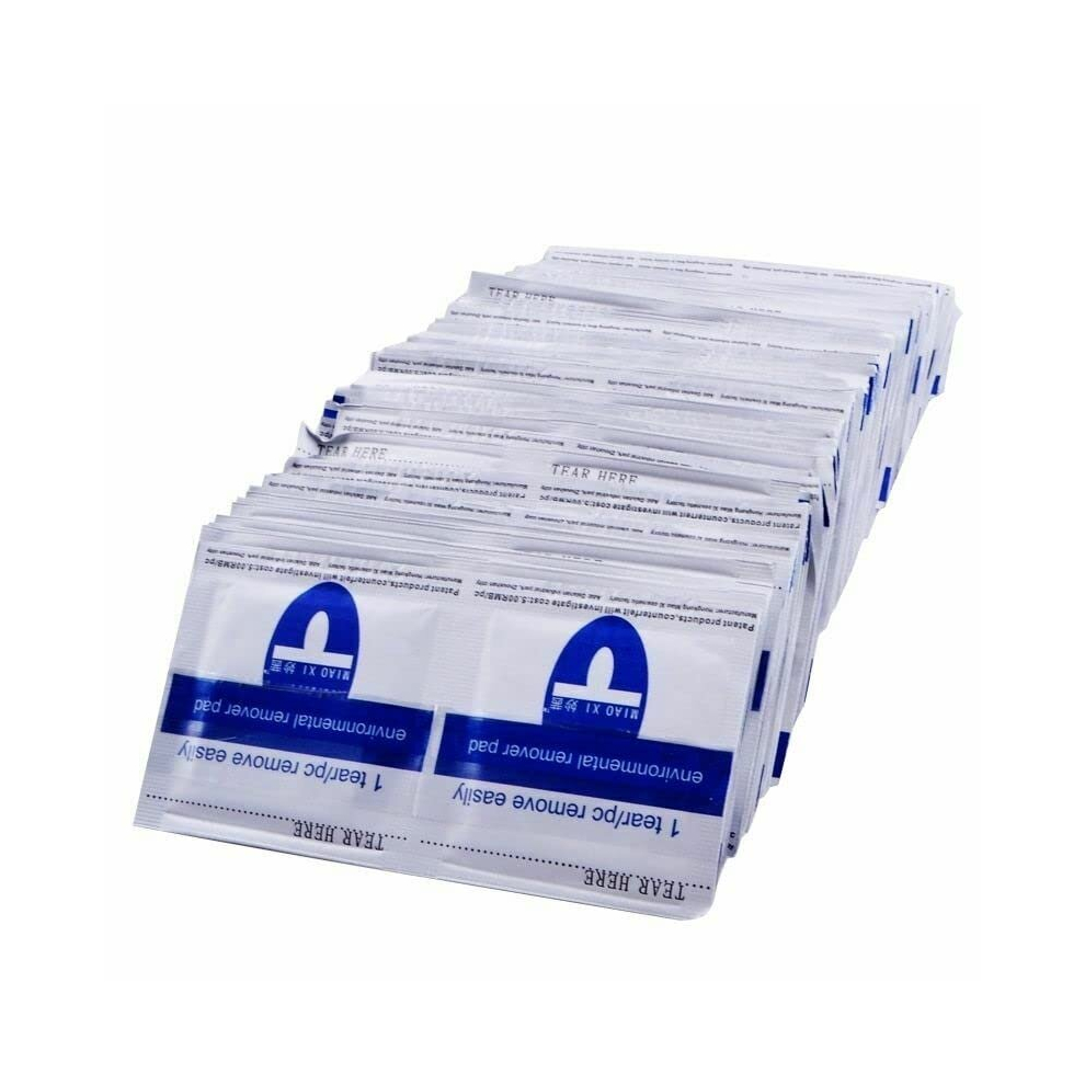Ovala Nail Polish Remover Pads Soak Off Acrylic Removal Acetone Gel Polish Remover Wraps Pads Foil Nail Art Cleaner Manicure (100 Pcs)
