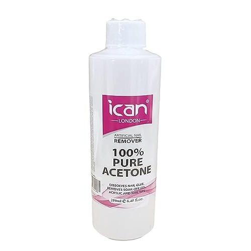 100% Pure Acetone Nail Polish Remover UV GEL Soak Off 250ml