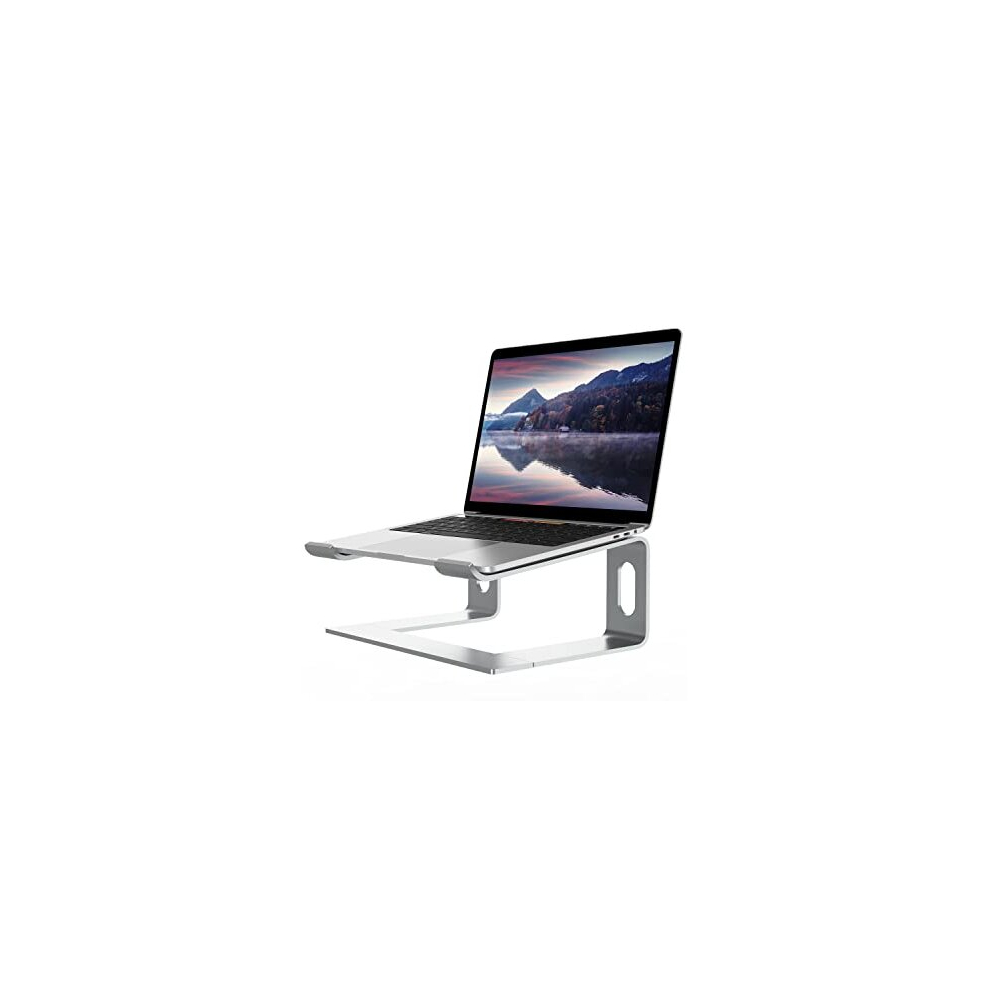 Laptop Stand For Desk, Aluminum Computer Riser, Ergonomic Notebook Holder, Detachable Metal Laptops Elevator, Pc Cooling Mount Support 10 To 15.6 5014286059404