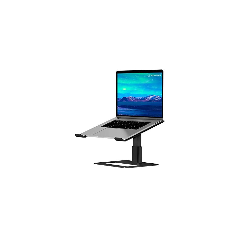 Adjustable Laptop Stand For Desk, Computer Stand, Ergonomic Laptop Riser Holder Compatible With 10 To 17.3 Inches Notebook Pc Computer, Black 5014286059244