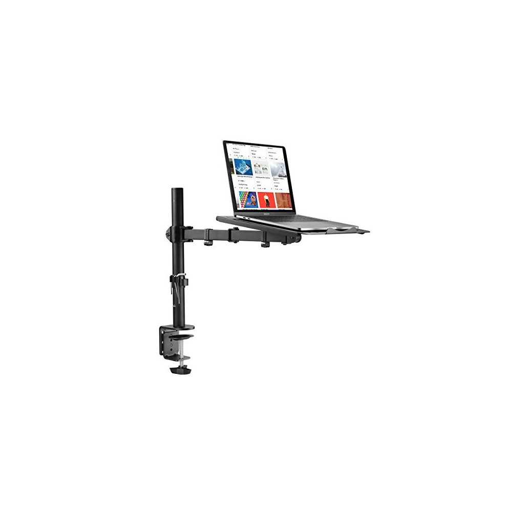 Laptop Arm For Desk, Monitor Arm With Laptop Tray, Laptop Desk Mount Adjustable For 13 To 27 Inch Lcd Led Screen Or Up To 15.6 Inch Notebook 5014286059282