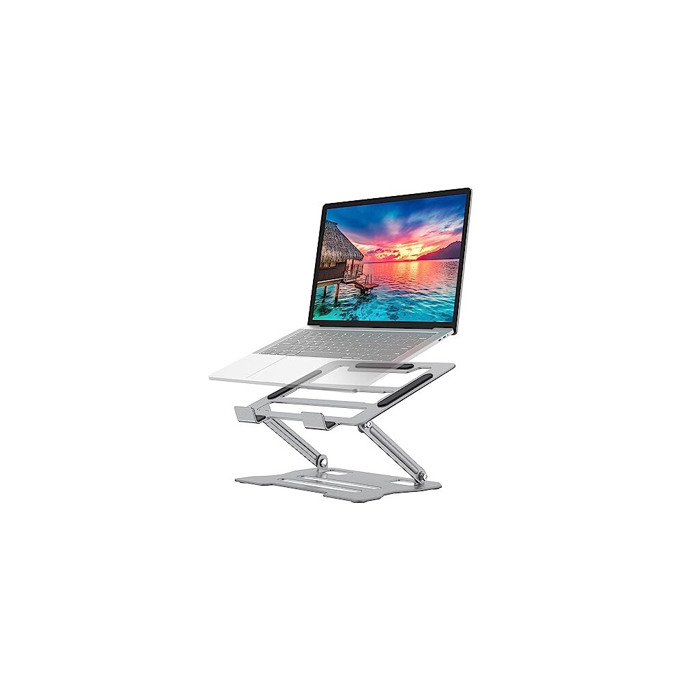 Laptop Tablet Stand, Universal Adjustable Steel Laptop Computer Stand, Ergonomic Foldable Portable Desktop Tray Compatible With 10''-15.6'' 5014286059367