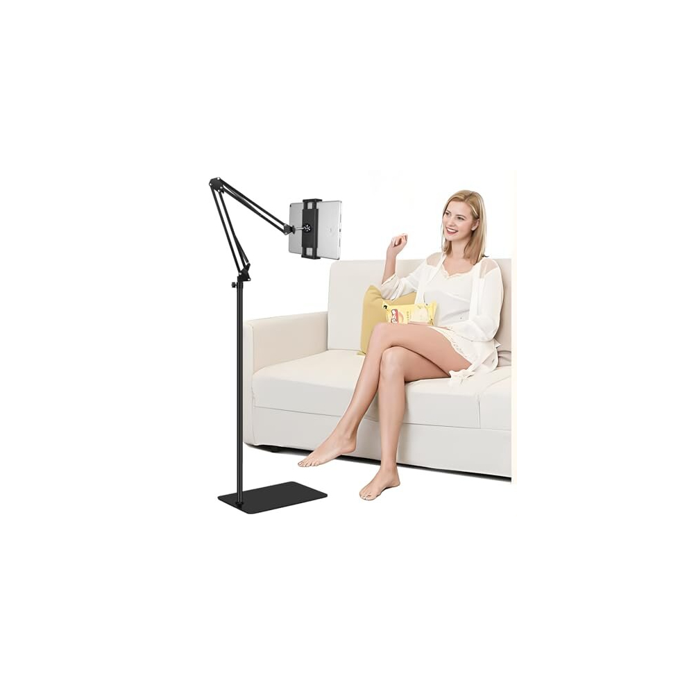 Tablet Floor Stand, Height Adjustable Ipad Floor Stand Compatible With Iphone Ipad Pro Air Mini, Samsung Tab, Kindle, E-Readers Or Other 4.5~12.9 5014286059565