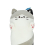 Sleeping Cat Long Hugging Pillow Stuffed Animals Plush Soft Toy Grey 26" 3