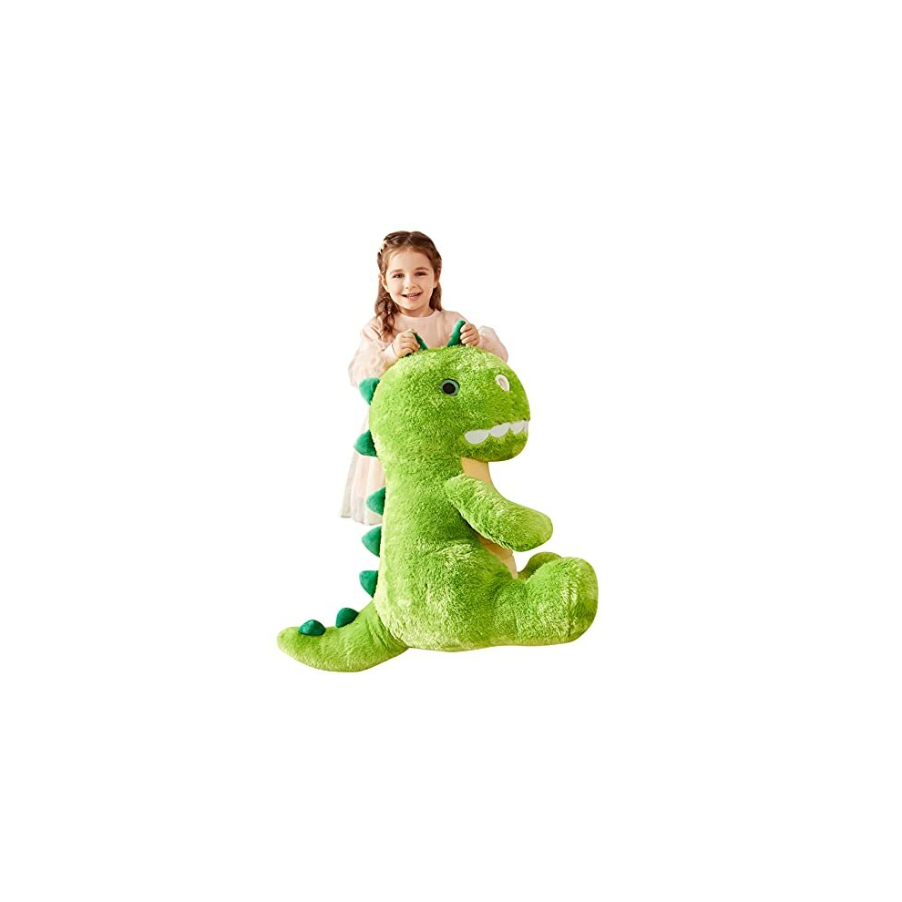Ikasa Giant Dinosaur Stuffed Animal Toys - Soft Plush Toy Large Cute Huge Jumbo Kawaii Plushie Big Size Dinosaurio Peluche - Good Gifts For Kids Girls Boys