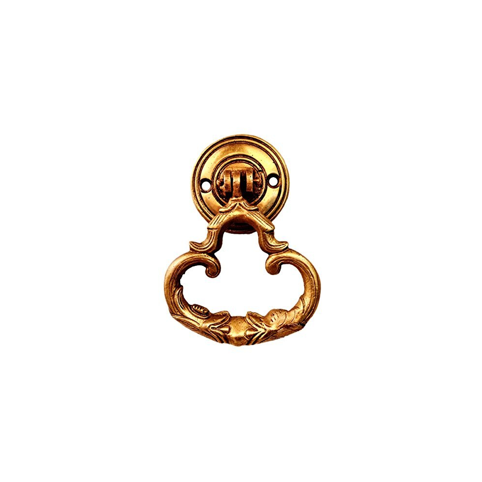 Brass Door Knocker Drawer Pull Ring Handle Knob 'Royal Touch' (11191) 5014286079686