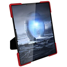 Red 8x10 photo frame, picture frames glass, hanging picture frames, Matted for wall and tabletop Decor (8X10, black)