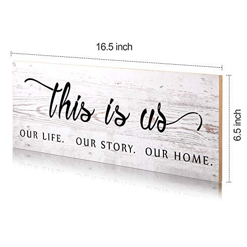 This is Us Wooden Wall Sign Family Wall Plaques Inspiration Wood Sign