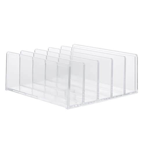 Notebooks Supply Office Sorting Sorter Organizer Study Stand Envelope Document Desktop Letter Paper Transparent File Acrylic for Desk Bookend Laptop