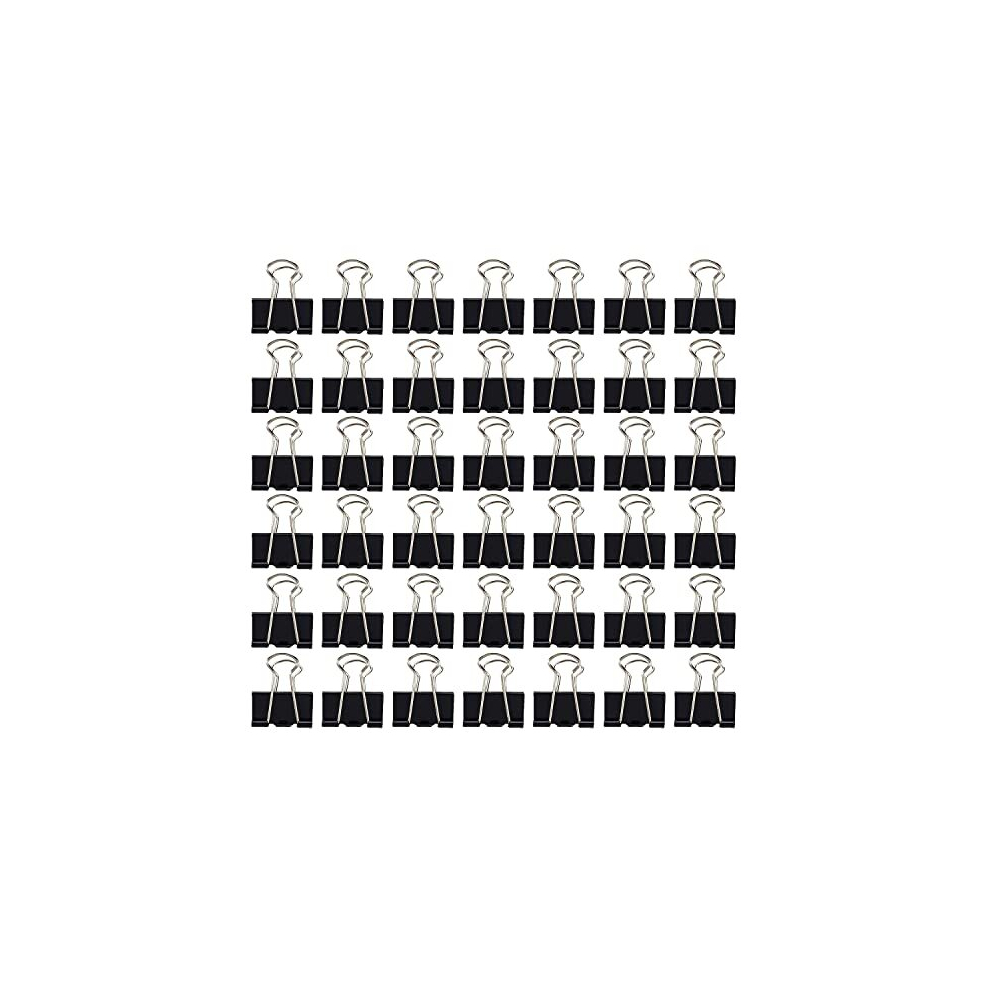 42Pcs Bulldog Clips 25Mm Binder Clips Colored Metal Foldback Clips Middle Swallowtail Clip File Money Papper Stationary Clamps For Office School Home 5014286092234