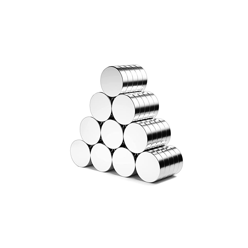 50 Pack Fridge Magnets, Whiteboard Magnets, Magnets for Crafts, Round Magnets, Office Magnets, Magnets for Fridge, Photo and Kitchen Cabinet - 8 x 3