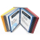 Wall Display Panel System 20 Panels A4, Wall Lectern Display Panel Display Board System, for Storing Consultation and Presentation Documents. Assorted 6