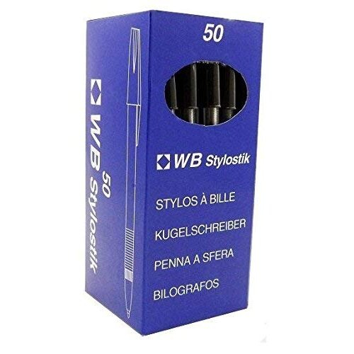 Black Pens Pack of 50 Biros