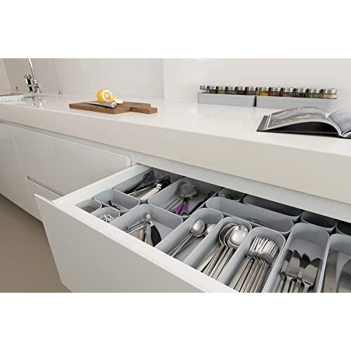 Curver Dajar Organizer Drawer Tray Infinity Curver Plastic Grey 23 x 8 x 5 cm 1