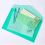 Plastic Wallets Folder - 12 Pack A4 Clear Document Folders Plastic Popper Wallet with Button Closure (Green) 4