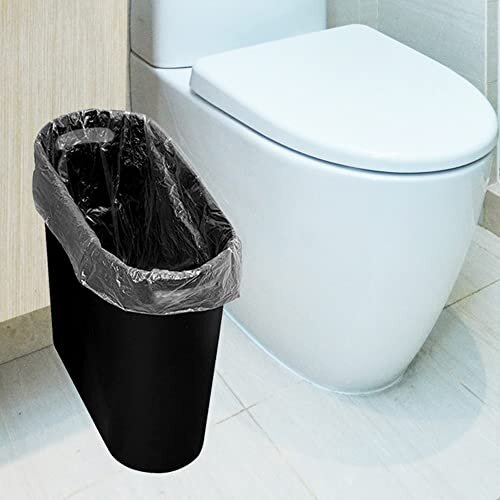 Small Bathroom Bin Trash Can Plastic Bathroom Wastebasket 10 Litres