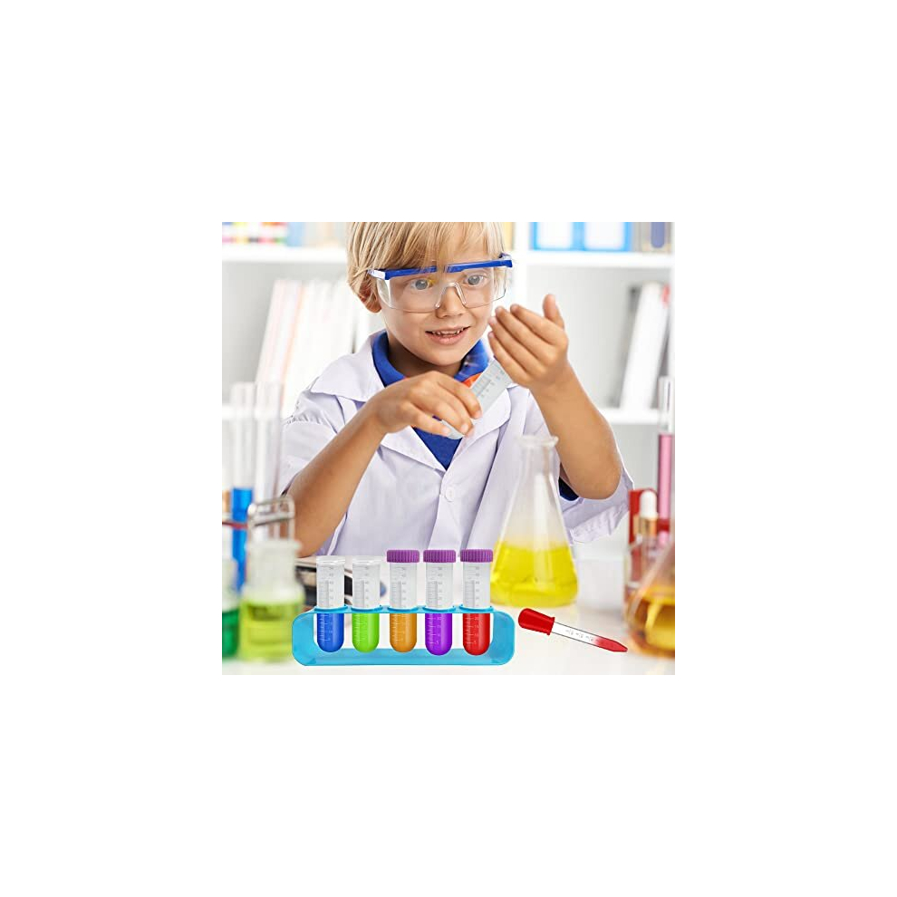 Test Tubes for Children, Plastic Test Tubes with Stand and Dropper ...