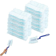 20 PCS Blue Dust Magnet with 1 Extender Handle, Flash Duster Dust Magnet, Dust Magnet Duster Flash, Refill Duster for Cleaning Blinds, Home Cleaning,