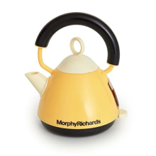 64850 Morphy Richards Interactive Toy Kettle for Children Aged 3+ | Encourages Endless Imaginative Role-Play Fun, Yellow,13.5 x10.5x14.5 cm