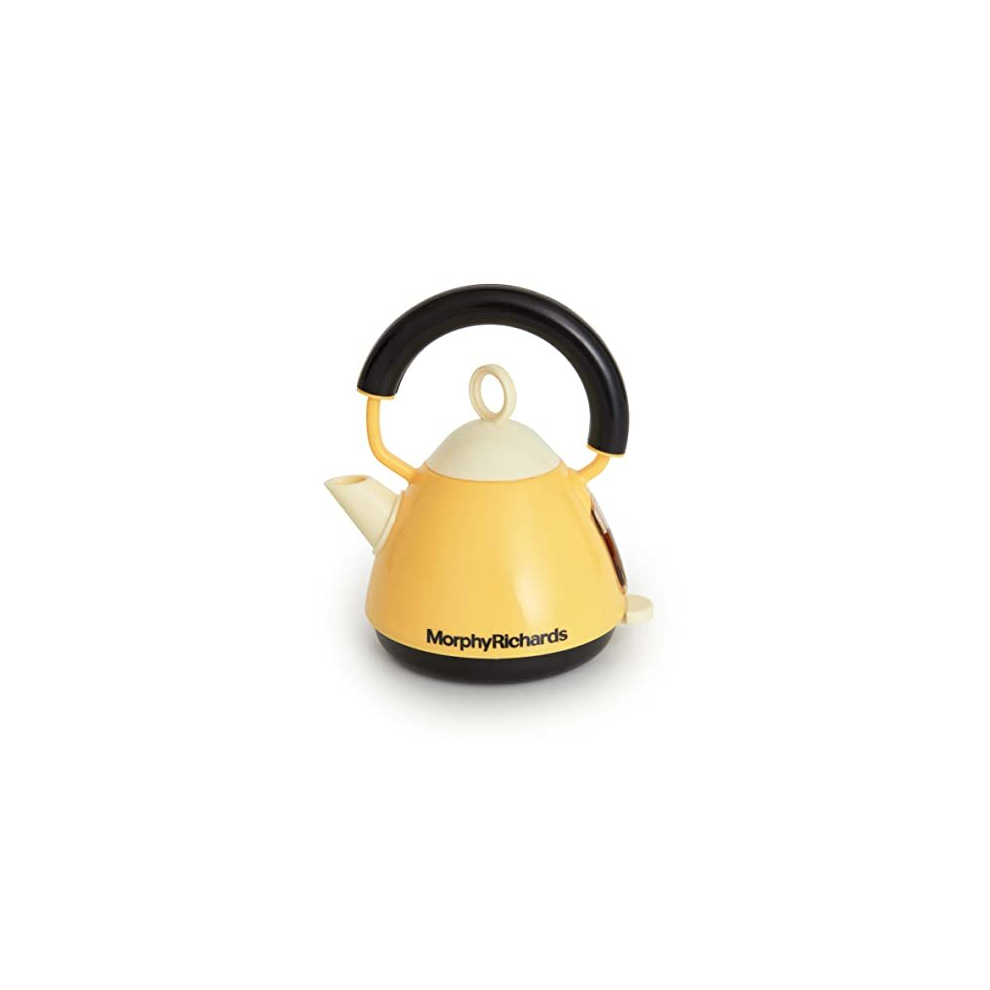 64850 Morphy Richards Interactive Toy Kettle for Children Aged 3+ | Encourages Endless Imaginative Role-Play Fun, Yellow,13.5 x10.5x14.5 cm