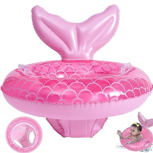 Baby Swimming Float, Inflatable Baby Float Baby Swimming Ring, Baby Pool Float with Baby Safety Seat and Handle for Babies 3-36 Months Toddlers Infant