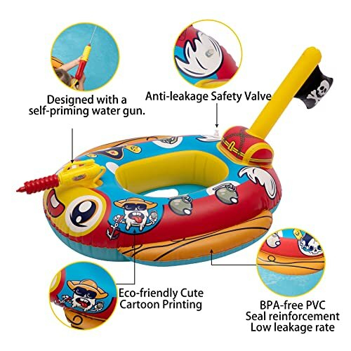 Baby Swimming Float, Inflatable Swimming Pool Floats for Kids Baby