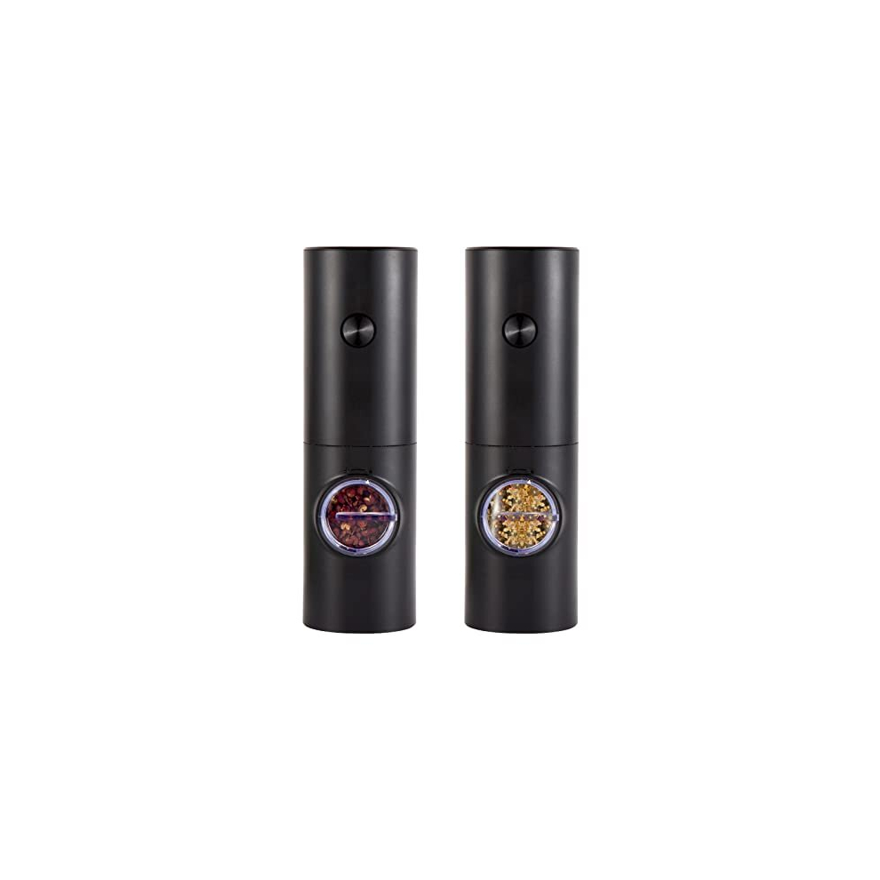 Electric Pepper Grinder,Salt and Pepper Grinder Set,Battery Powered,Pepper Mill,Salt and Pepper Grinder Set Electric,2PCS